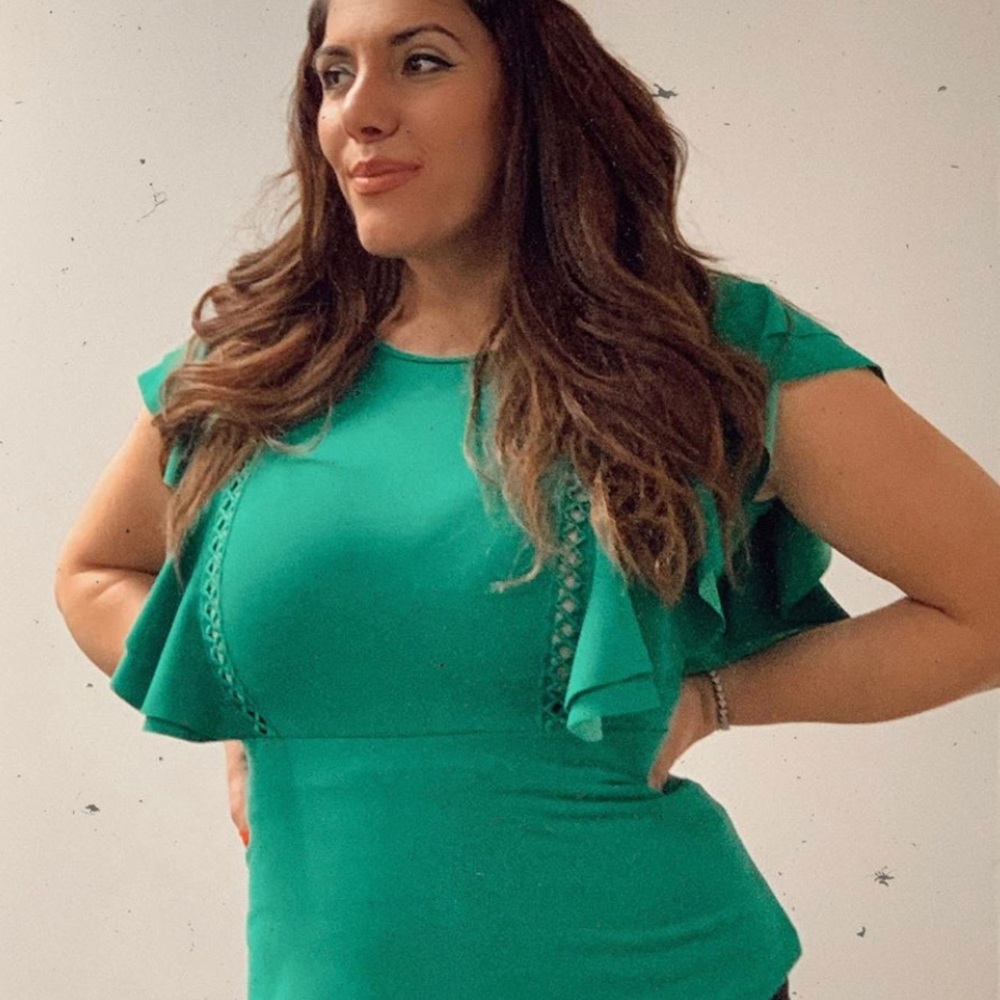 Green shirt